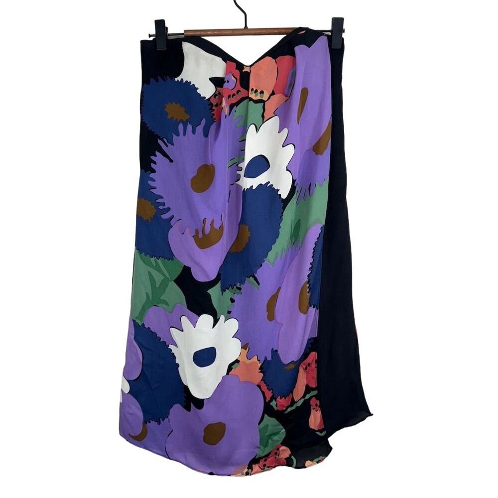 Tibi Women's Size 4 Floral Strapless Mini Dress Multicolor‎ Party Wear